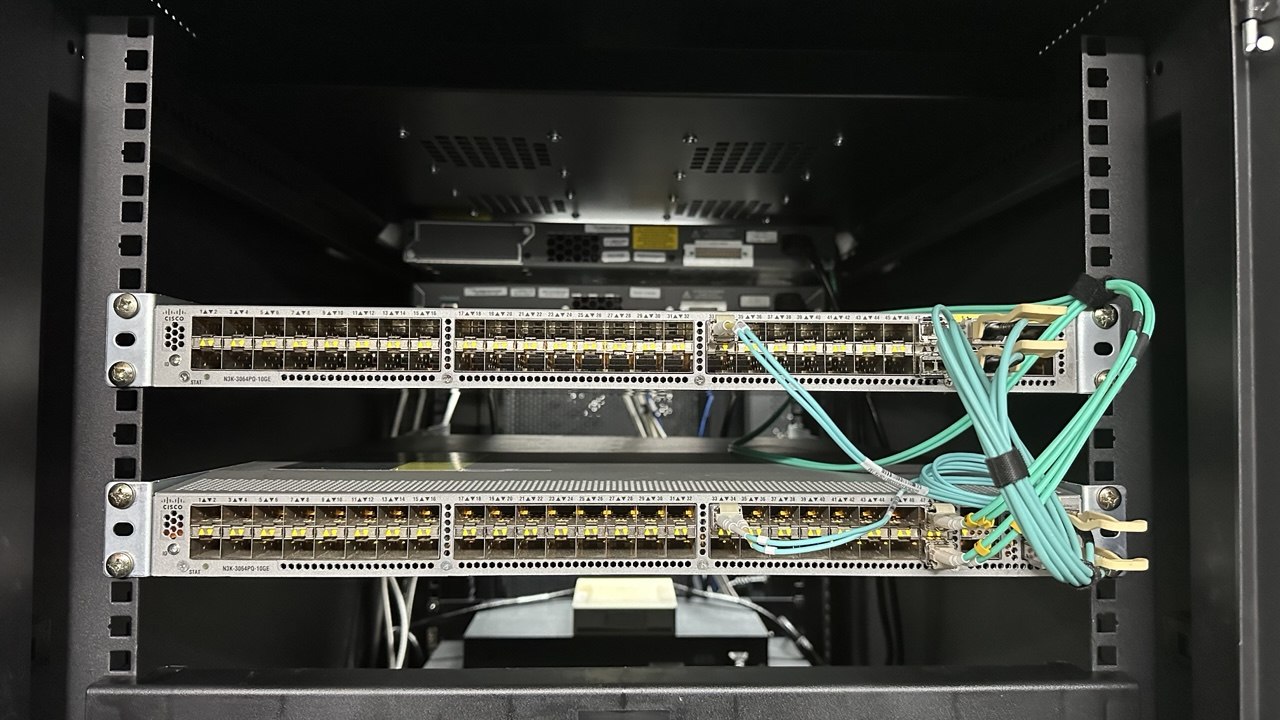 Cisco switch staging proof photo